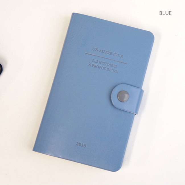 Blue - 2018 Un autre jour dated daily diary agenda