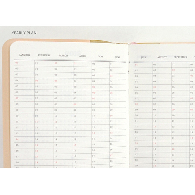 Yearly plan - 2018 Un autre jour dated daily diary agenda