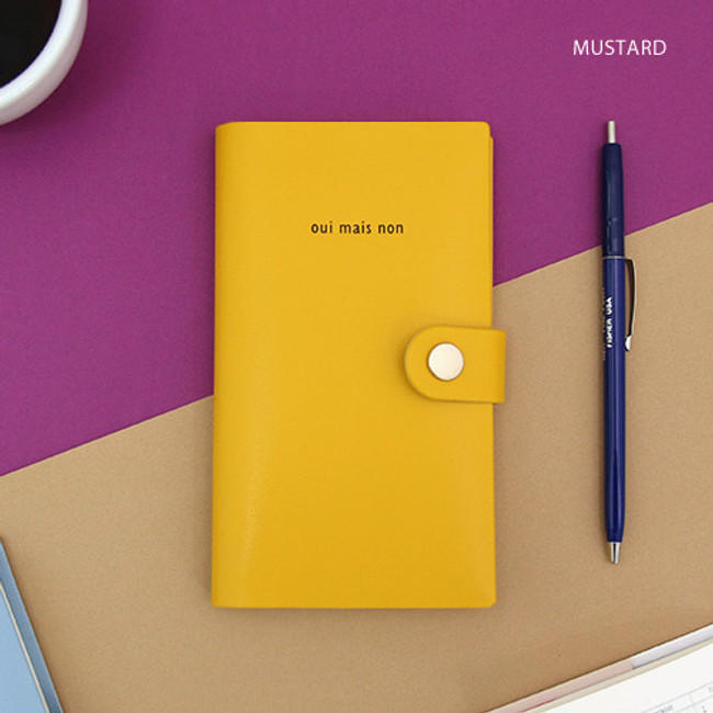 Mustard - Oui mais non small undated weekly agenda