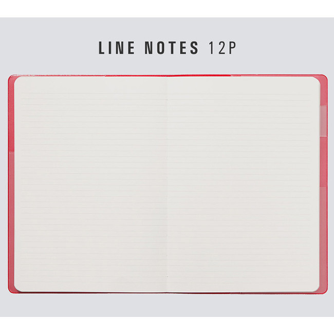 Lined note - 2018 Table talk A5 basic dated weekly planner