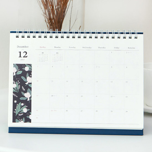 2018 Rim illustration spiral bound desk calendar 