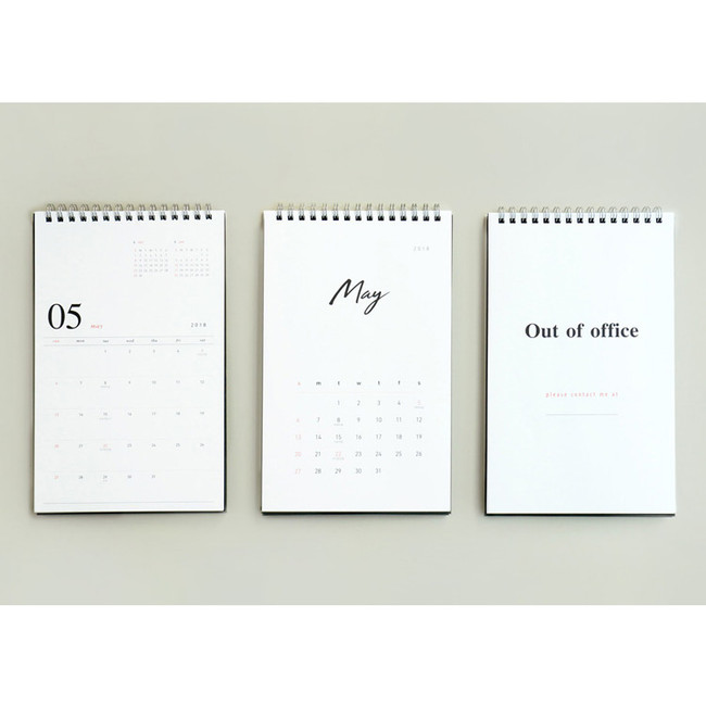2018 a tous moments spiral bound desk calendar 