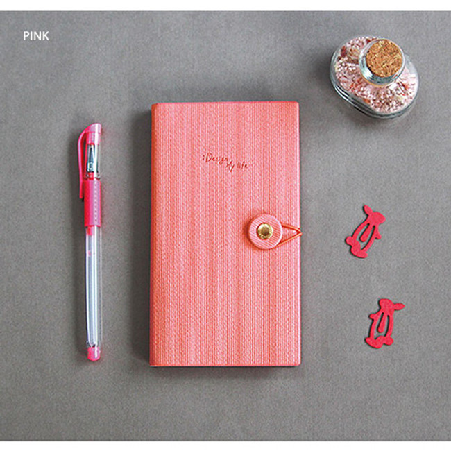 Pink - 2018 Design my life small dated weekly diary planner