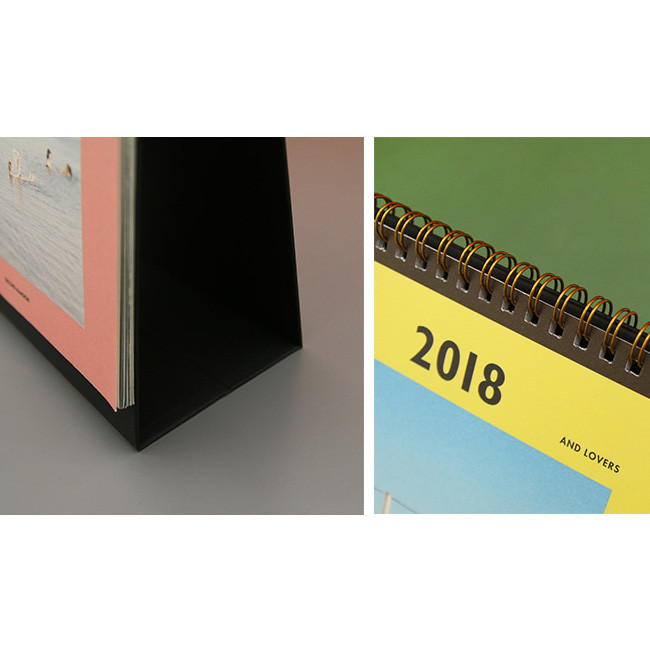 2018 Yolo spiral bound desk calendar