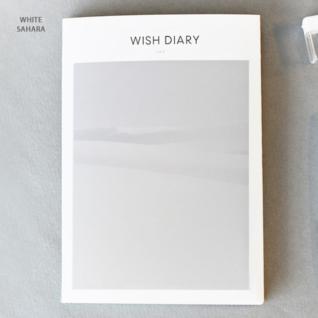 White Sahara - 2018 Wish dated weekly diary