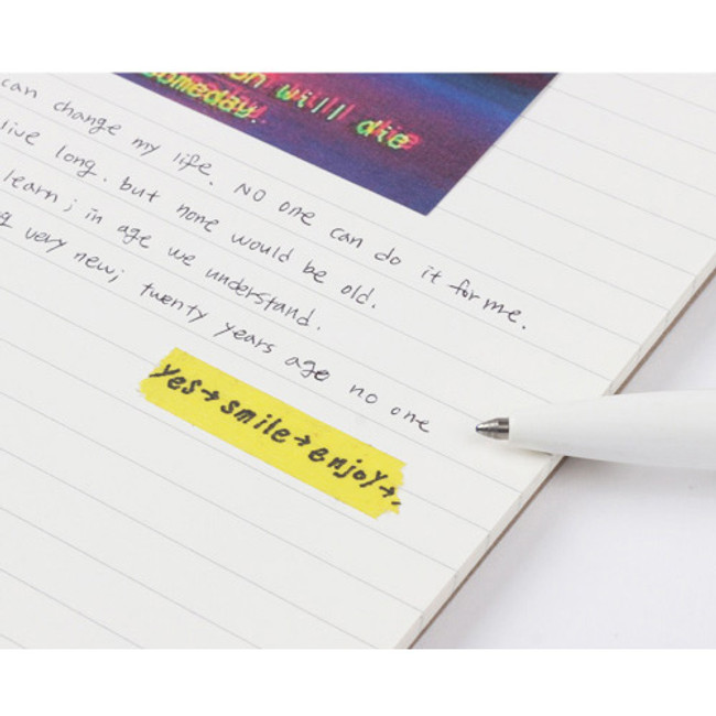 Ruled paper - Wanna This Clear spiral lined notebook