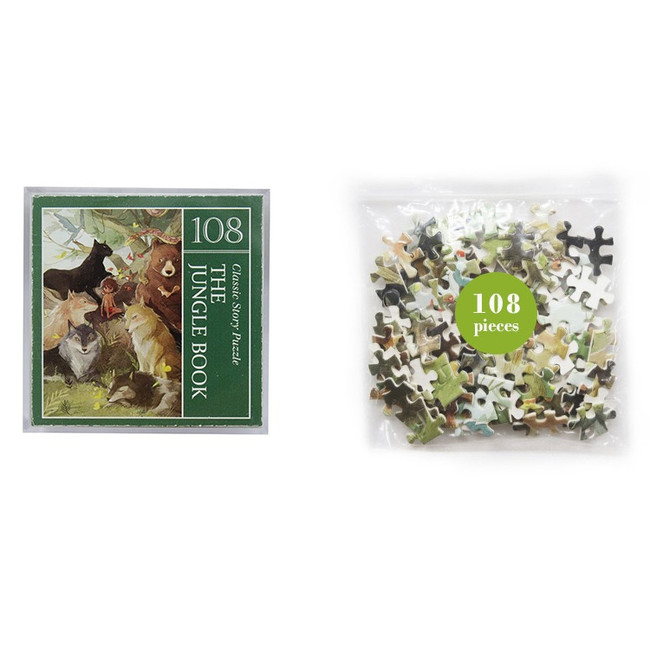 Package for Fairy tale 108 piece jigsaw puzzle - The Jungle Book 