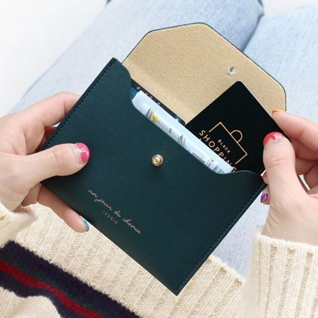 Un jour de chance pocket flat wallet