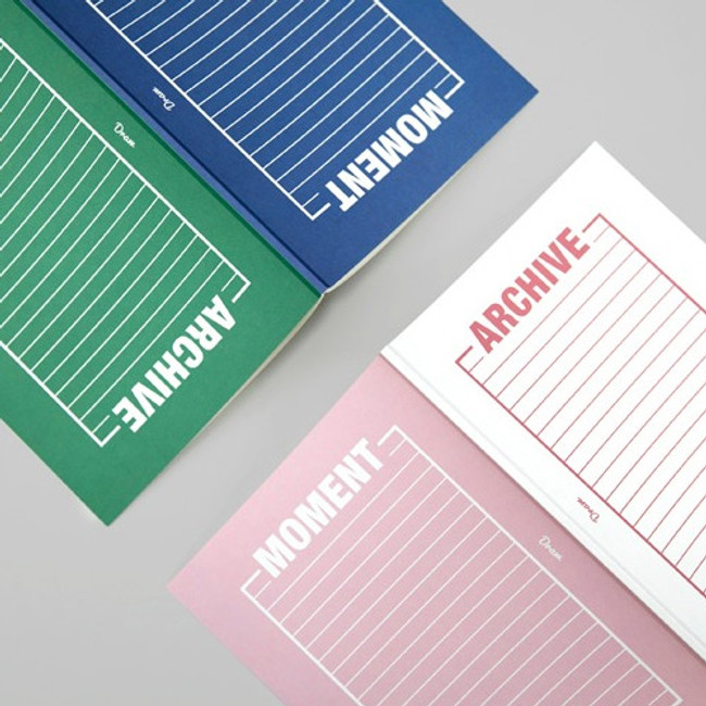 BNTP Moment archive two way lined notebook