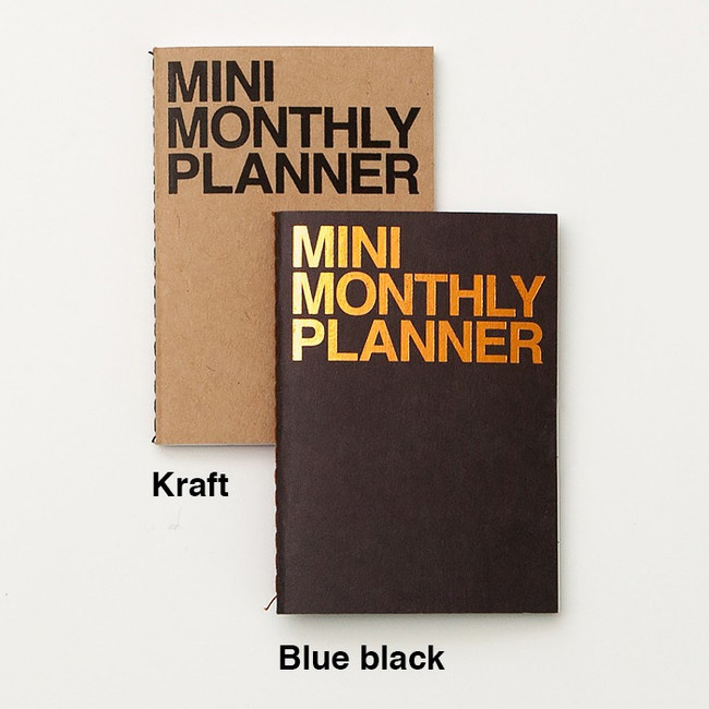 Colors of Mini 16 months undated monthly planner