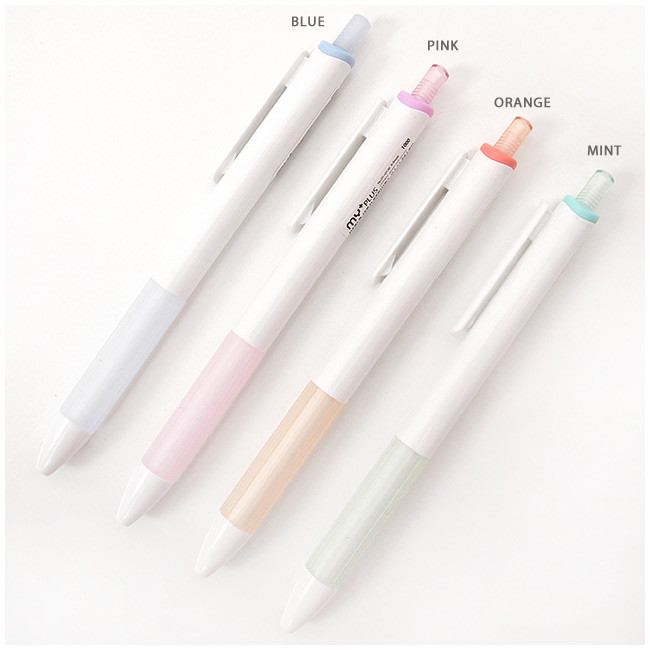 Color - 2Young My plus black knock retractable gel pen 0.5mm