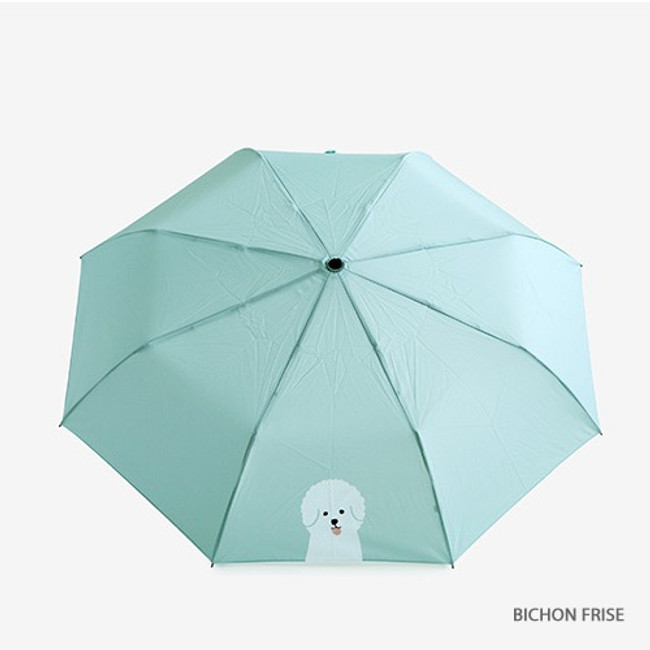 Bichon frise - Enjoy your life foldable pattern umbrella