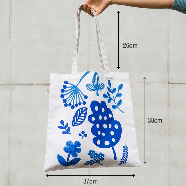 Size of Colorful cotton canvas tote bag