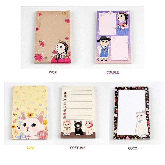 Option - Jetoy Choo Choo cat memo notepad