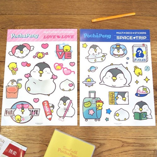 N.IVY Pochapeng multi big deco sticker