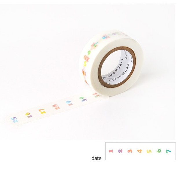 Date - Livework My universe single deco masking tape