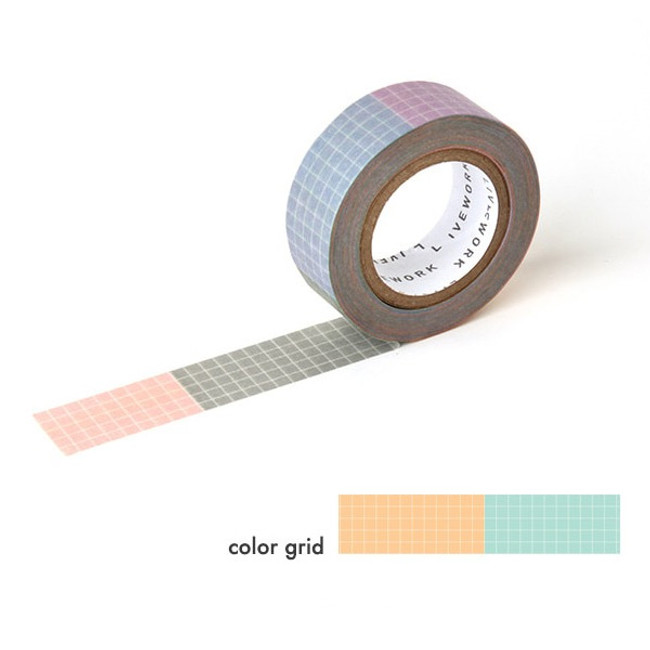 Color grid - Livework Daily single deco masking tape