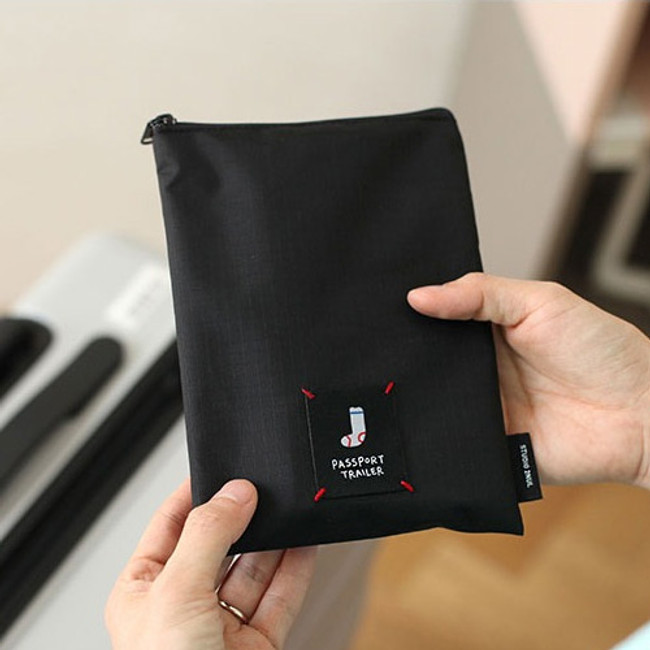 Long or short water resistant passport pouch