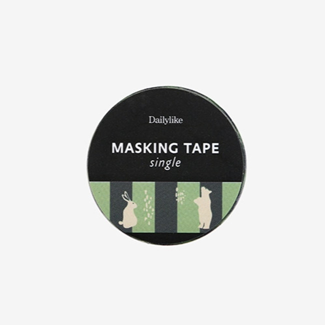 Dailylike Deco 0.59X11yd single masking tape - Hide and seek