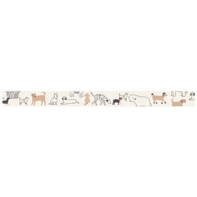 Dailylike Deco 0.59"X11yd single masking tape - Daily dog