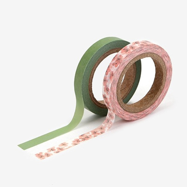 Dailylike Cherry blossom slim deco masking tape set