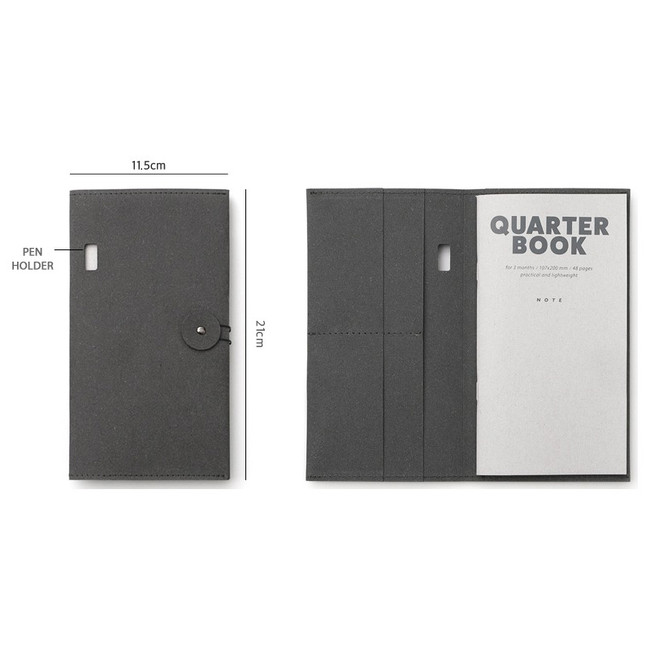 Size of Ma boheme travel planner notebook