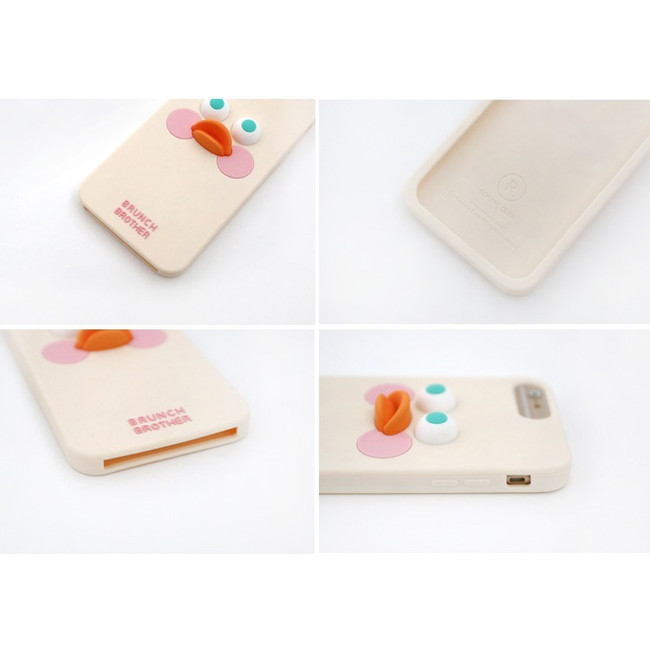 Detail of Brunch brother duck iPhone 6+ 6S+ 7+ 8+ silicone case