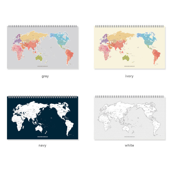 Option - 2019 Worldwide desk dated monthly planner