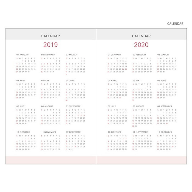 2019 Calendar - Indigo 2019 Prism dated weekly diary planner