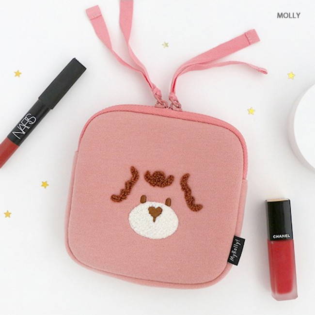 Molly - Romane My rolly secret cotton zipper pouch 