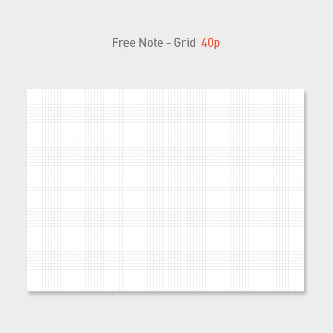 Free note - 2019 Edit large dated weekly diary planner