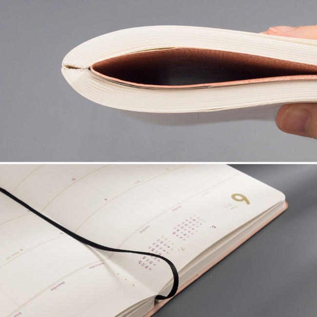 Open up to 360 degrees / Ribbon bookmark