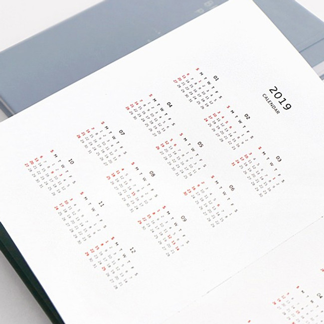 Calendar - 2019 Brilliant dated 396 daily planner