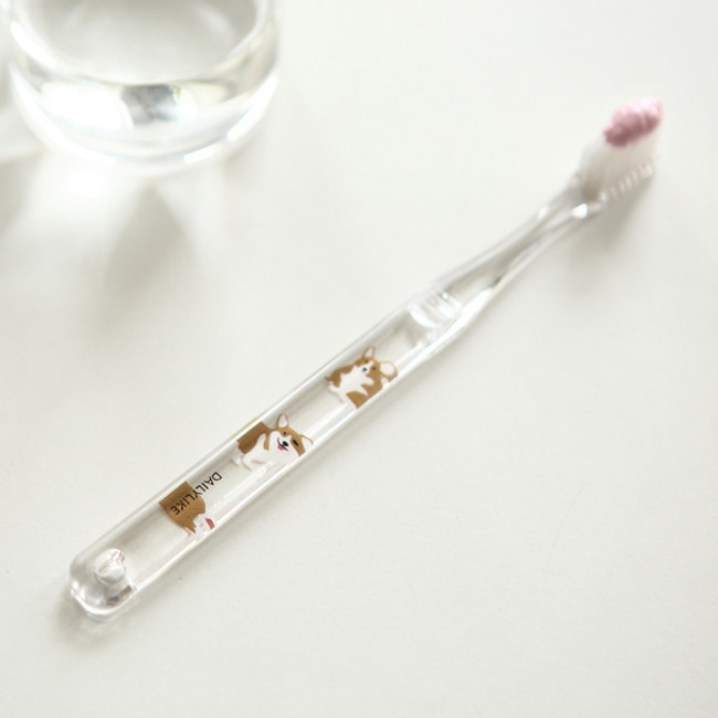 Colorful patterned illustration toothbrush