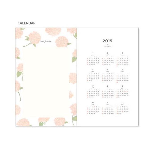 Calendar - 2019 Lovable medium dated weekly diary