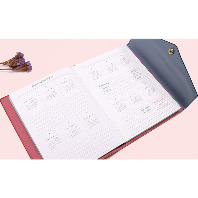 Yearly plan - 2019 Design my life envelope medium dated weekly planner