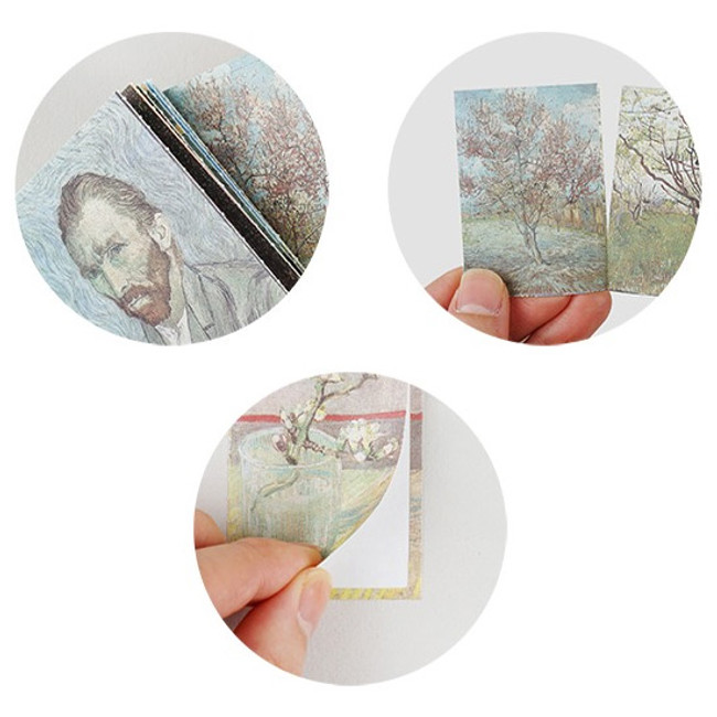 NACOO Vincent van Gogh label sticker set