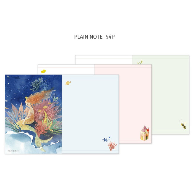 Plain note - Indigo Fairy tales undated monthly planner