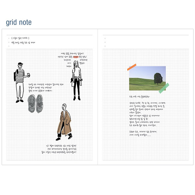 Grid note - 2019 Appointment A5 dated monthly planner