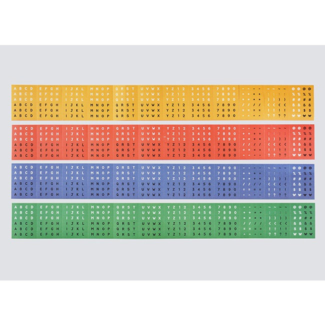 NACOO ABC alphabet crayon sticker set