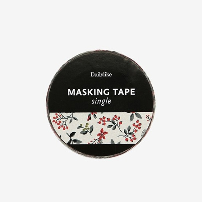 Dailylike Red berry single roll washi masking tape