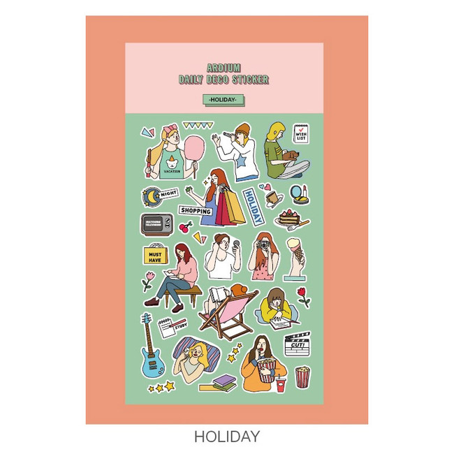 Holiday - Ardium Daily colorful illustration deco paper sticker