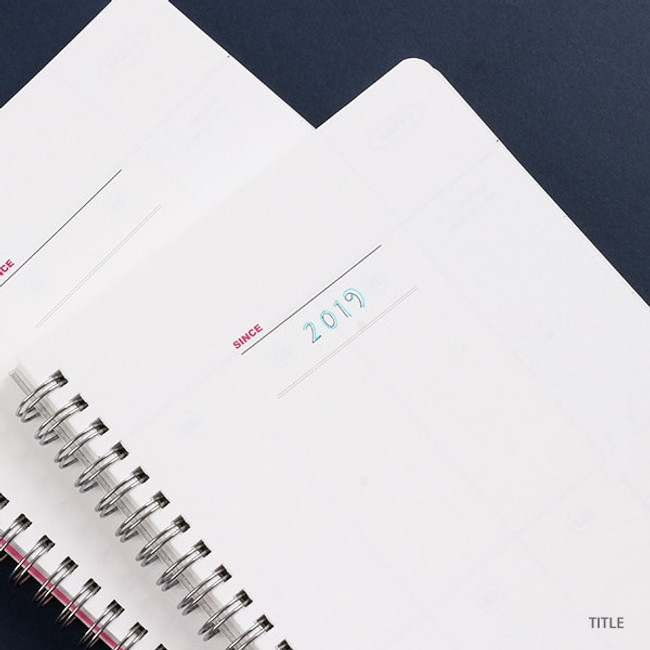 Intro - Wanna This Clear undated weekly planner
