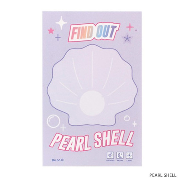 Pearl shell - After The Rain Hally day deco pocket plain memo notepad