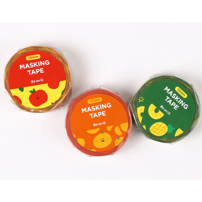 Fruits pattern masking tape 15mm X 10m