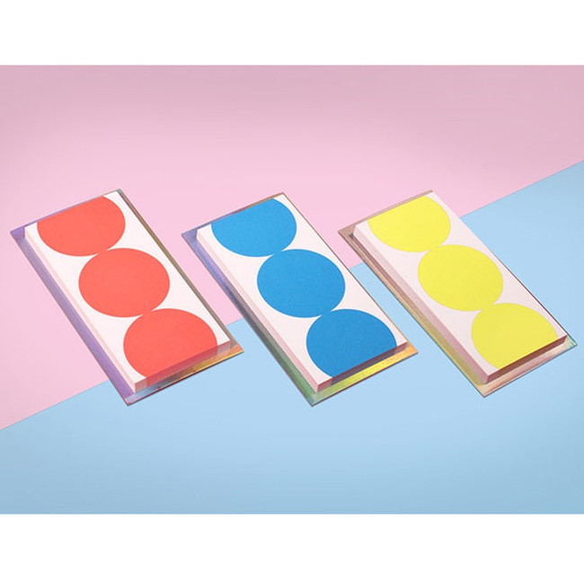 Lucalab Neon three dots plain notepad