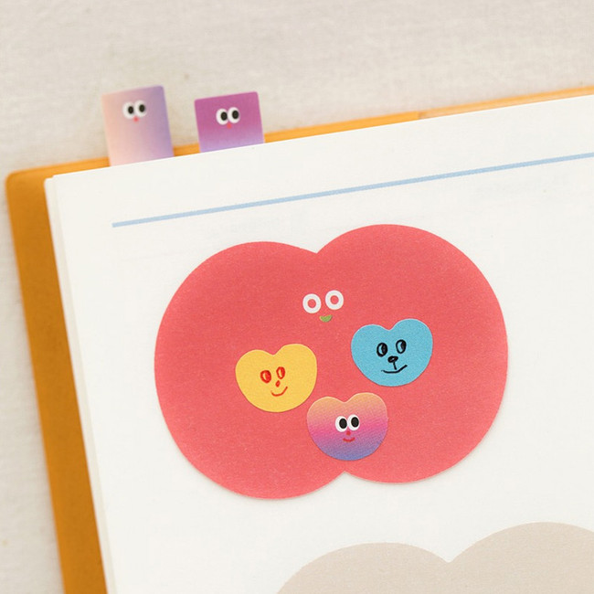 Example of use - Som Som gradation deco sticker set of 10 sheets