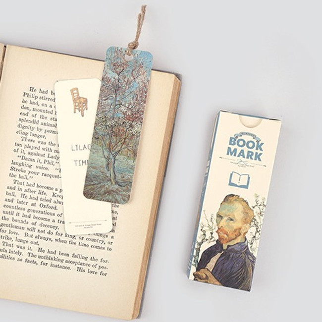 Example of use -  Vincent van Gogh bookmark set