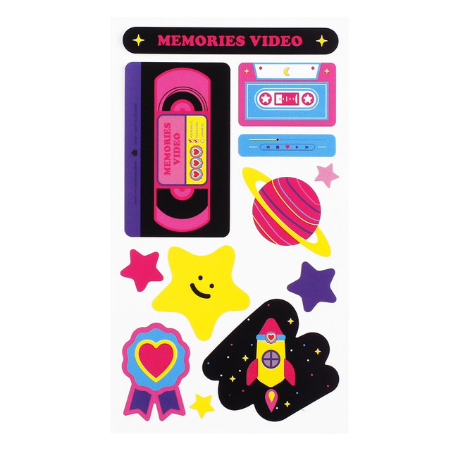 Memories video - After The Rain Retro paper deco sticker