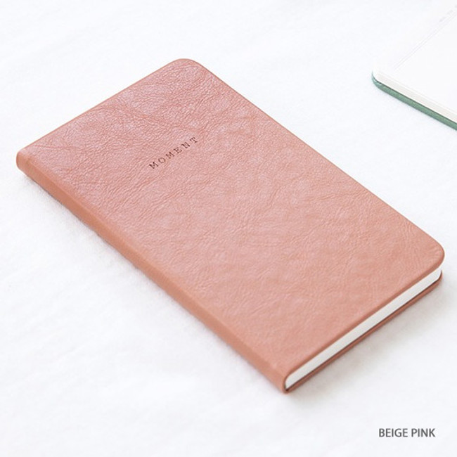 Beige pink - Livework Moment small dateless daily diary planner